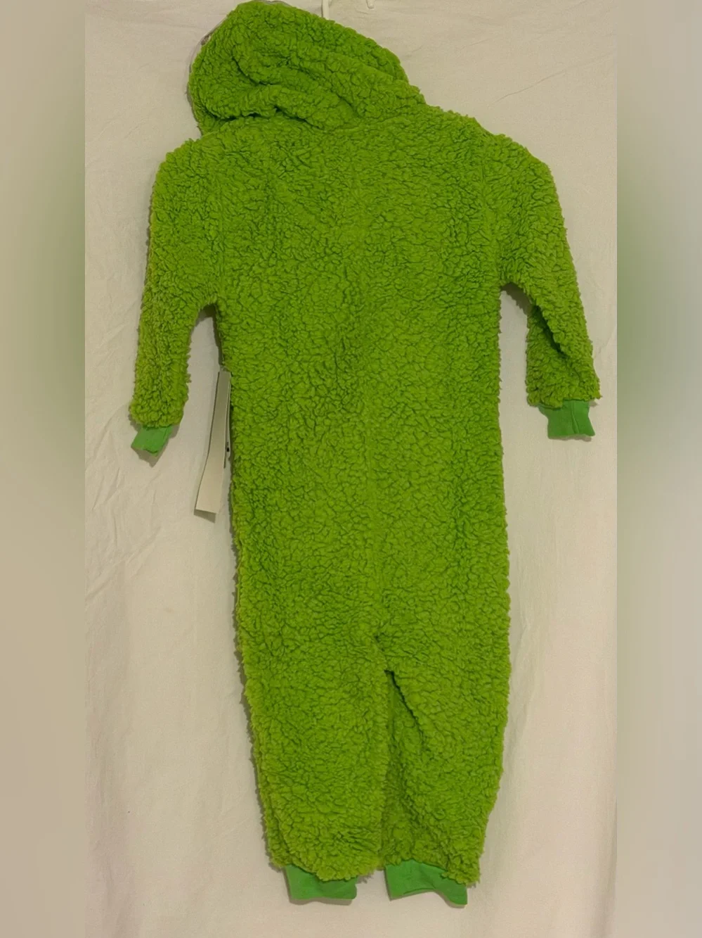 Sesame Street Toddler Oscar the Grouch Sherpa Halloween Costume Pajamas 4T